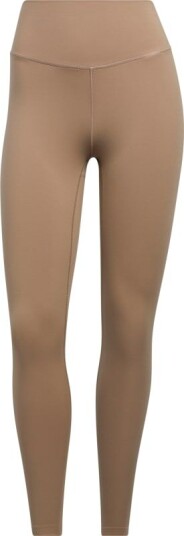 Adidas Women's Yoga Luxe Studio 7/8 Tight Beige M Woman