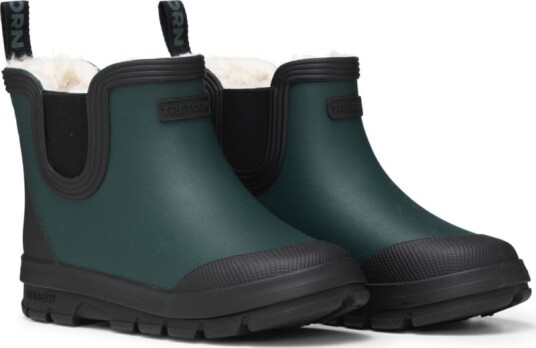 Tretorn Kids' Aktiv Chelsea Winter 31, Black/Frosted Green