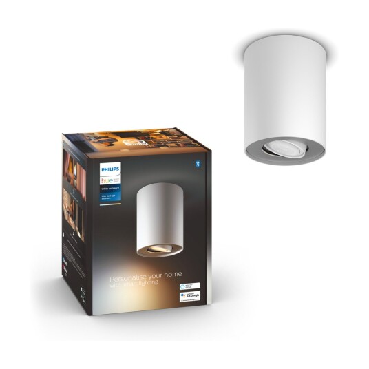 Philips Hue WA Pillar Enkel Spot Utvidelse 5W Hvit - 60549