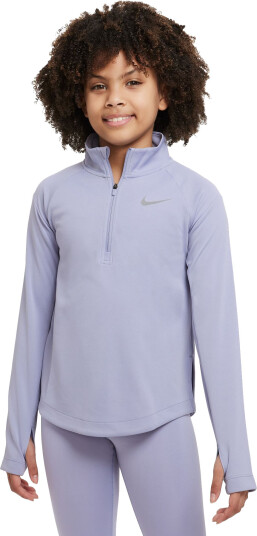 Nike Dri-Fit Running 1/2-Zip Junior Purple XS (7-8)