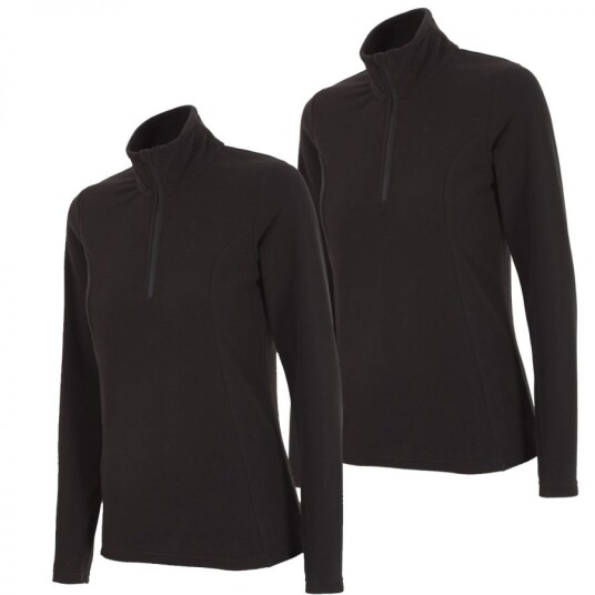 Outhorn Midela 1/4 Zip Fleecegenser, Dame, Black