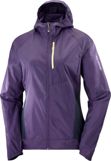 Salomon Women's Bonatti Cross Wind M, Nightshade/Deep Black