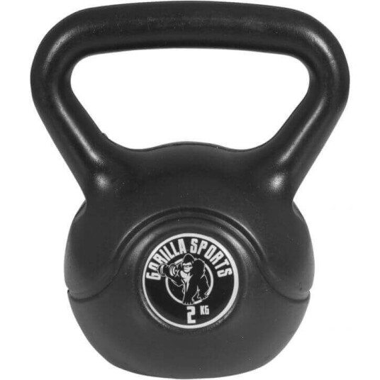 Gorilla Sports Kettlebell GS Svart