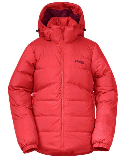 Bergans Røros Down Youth Girl Jacket Lt Dahliared/Beetred (Storlek 164)