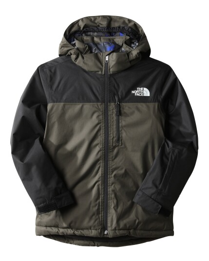 The North Face Snowquest Plus Insulated Jacket JR New Taupe Green (Storlek XS)