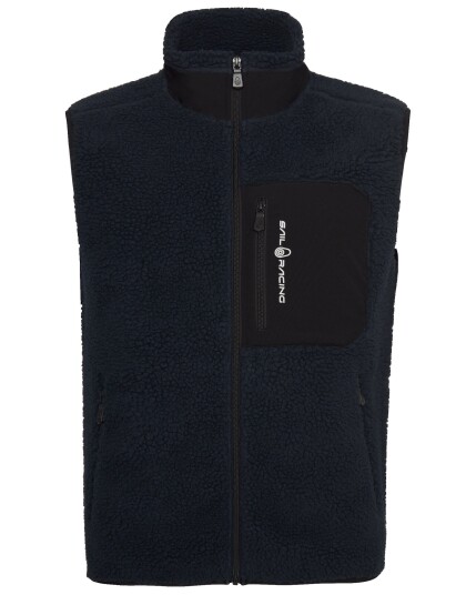 Sail Racing Bowman Pile Zip Vest M Dark Navy (Storlek L)