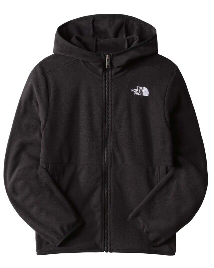 The North Face Glacier F/Z Hooded Jacket JR TNF Black (Storlek S)