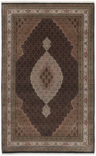 Håndknyttet. Opphav: India Tabriz Royal Teppe Teppe 190X300 Brun/Mørk Grå ( India)