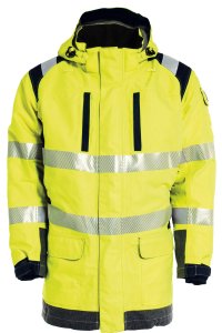 Tranemo 51189494 Flammehemmende parka, gul/marine, 1 stk. XXL