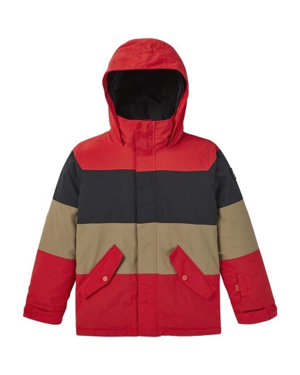 Burton Boys Symbol Jacket JR Tomato/True Black/Kelp (Storlek L)