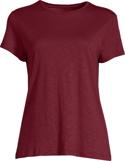 Casall Soft Texture Tee, t-skjørte dame 36 evening rød