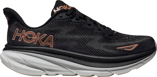 Hoka Clifton 9 37 1/3 Black/Rose Gold Dame