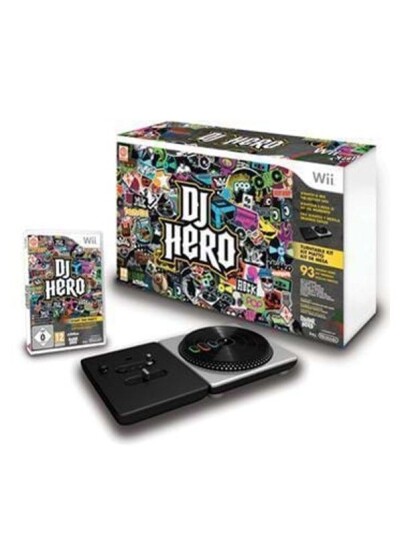 DJ Hero With Turn table Kit  (Wii)