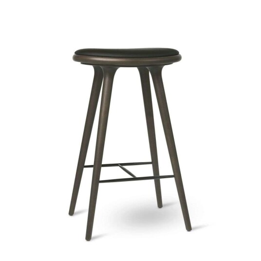 Mater - High Stool H74 Sirka Grey Stained Beech