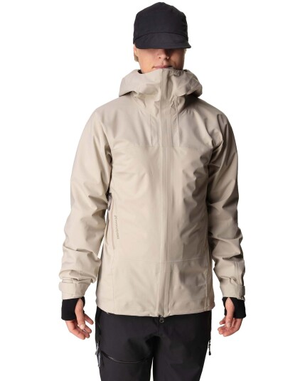 Houdini BFF Jacket W høy Beige (Storlek XL)