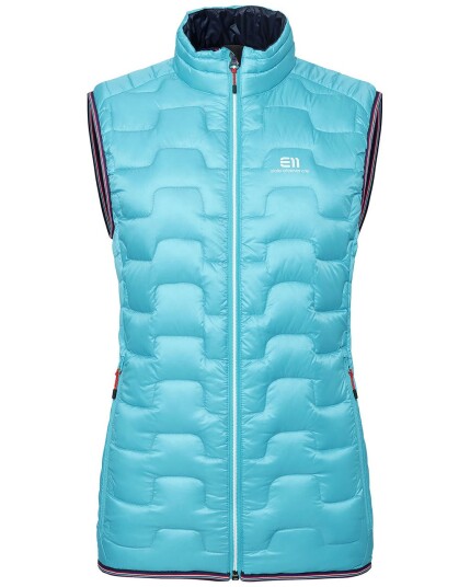 Elevenate Motion Down Vest W Aqua Blue (Storlek XS)