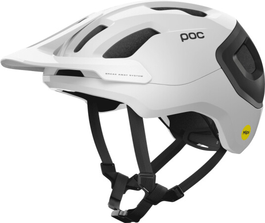 POC Axion Race Mips XS, Hydrogen White/Uranium Black Matt