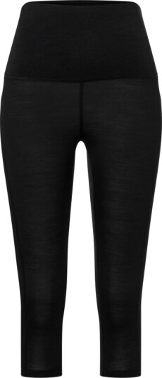 super.natural Women's Tundra175 Comfy Tight 3/4 S, Jet Black