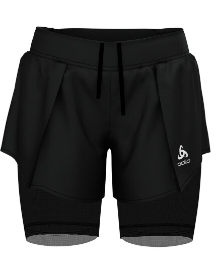 Odlo 2-in-1 Zeroweight Ceramicool Pro Shorts W Black (Storlek S)