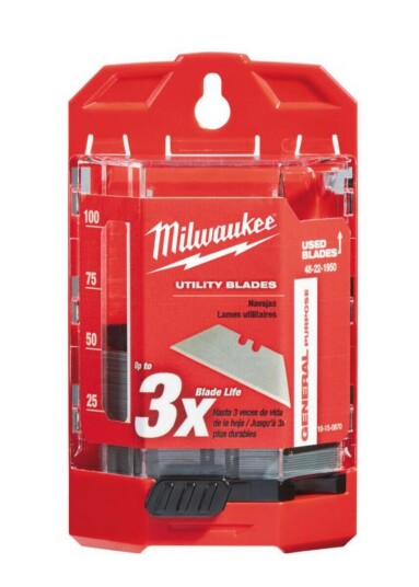 Milwaukee Knivblad vendbart 60pk