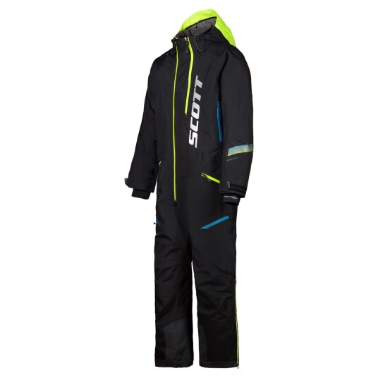 Scott DS-S Monosuit - Sort/Gul, 3XL, D-S Ny generasjon DS-S!