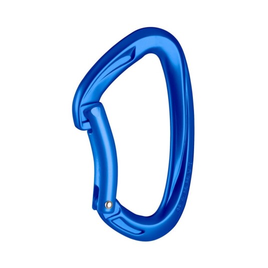 Mammut Crag Key Lock bent gate karabiner, ultramarine