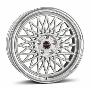 BORBET B Silver Rim Polished 7x17 4x108 ET20 B65.1