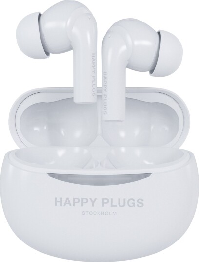 Happy Plugs Joy Pro helt trådløse in-ear hodetelefoner hvit