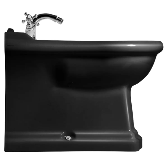 Lavabo Retro Gulvstående Bidét 600x305 mm, Blank Sort