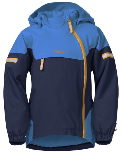 Bergans Ruffen Insulated Kids Jacket Athens Blue/Navy/Desert (Storlek 122)