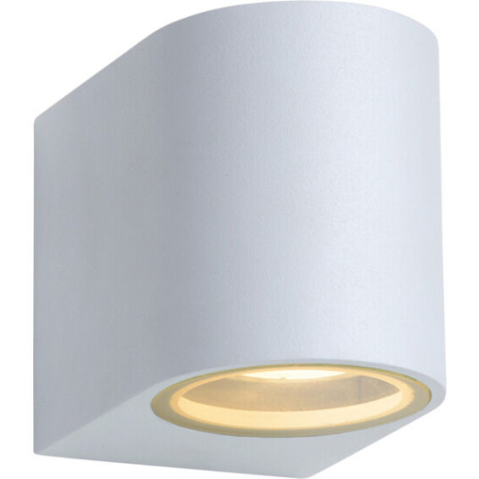 Lucide Zora 2 Utendørs Vegglampe 1xGU10 IP44 Hvit - 91847