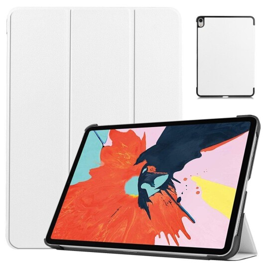 INCOVER iPad Air (2022/2020) Tri-fold Skinn Flip Deksel Hvit