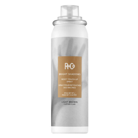 R+Co Bright Shadows Root Touch-Up Spray Light Brown 59ml