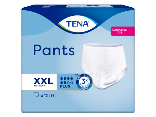 Tena Pants Bariatric Plus, XXlarge, 12 stk