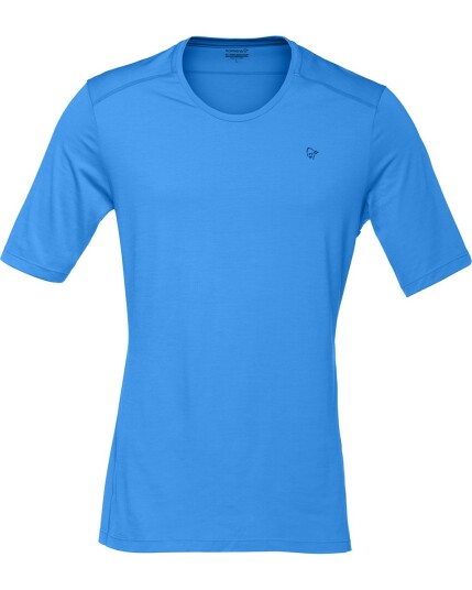 Norrøna Wool T-Shirt M Signal Blue (Storlek S)