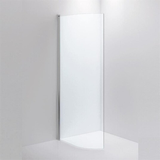 INR Iconic Nordic Rooms Dusjvegg Linc Josephine B78 og B88cm Krom / 78cm Timeless Klart Glass