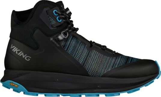 Viking Unisex Cerra Speed Mid GORE-TEX 47, Black/Aqua