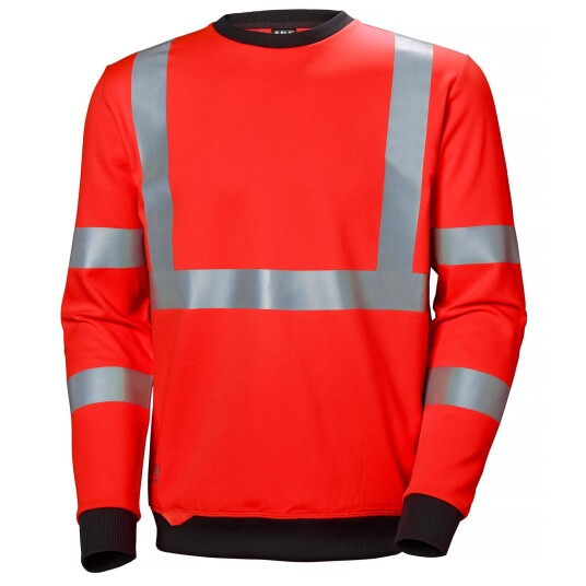 HH Workwear Workwear Helly Hansen Addvis Hi Vis Genser Rød XS