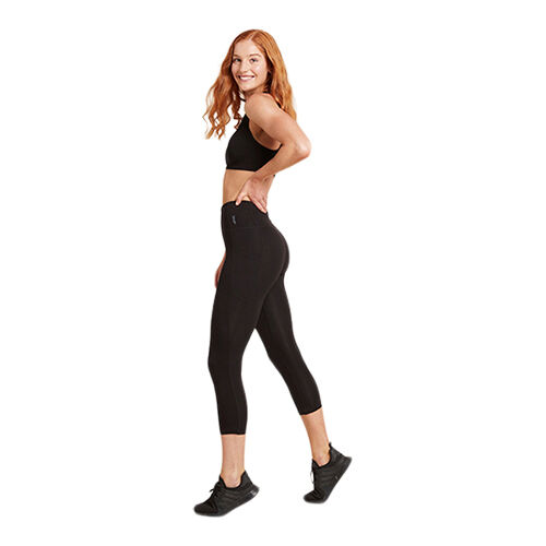 Boody High Waisted Motivate Tights 3/4 Svart - 1 Stk