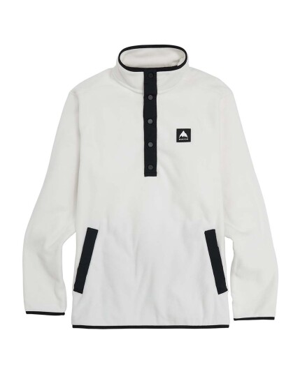 Burton Hearth Fleece Pullover M Stout White (Storlek M)