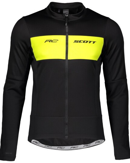 Scott RC Warm Hybrid WB Jacket M Black/Sulphur Yellow (Storlek L)