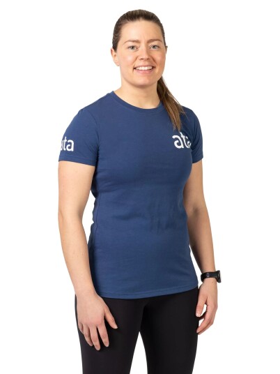 ata treningsutstyr Ata T-Shirt Blue Women (M)