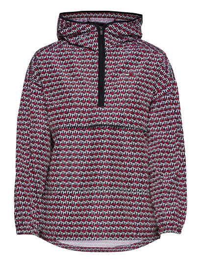 Tommy Sport Pullover Aop Poly Jacket Patterned Tommy Sport TH CUBE ALL OVER rød XS