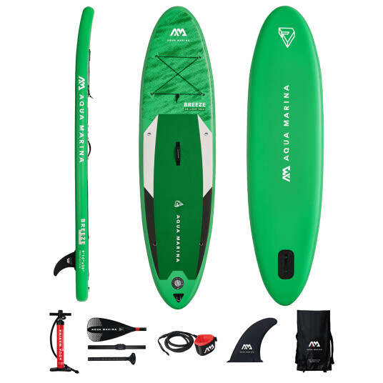 Aqua Marina SUP Breeze 9.10, SUP-brett, padlebrett-pakke One Size Green