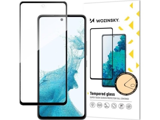 Wozinsky Wozinsky Super Slitesterk Herdet Glass Full Lim Full Skjermbeskytter Med Rammeveske Vennlig Samsung Galaxy A33 5G Black