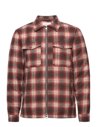 Revolution Padded Overshirt Patterned Revolution RED S,M,L,XL