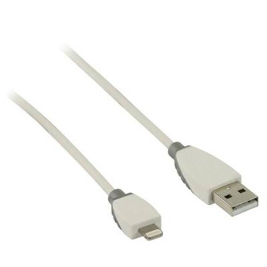 USB-kabel For Synkronisering og Lading, USB A-hann - 8-pins Lightning, hann (1,0 m)