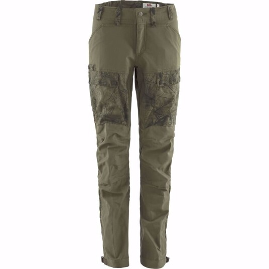 Fjellreven Lappland Hybrid Trousers W Green Camo - Laurel Green 48