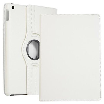 iPad 10.2 2019/2020/2021 360 Roterende Folio-etui Hvit