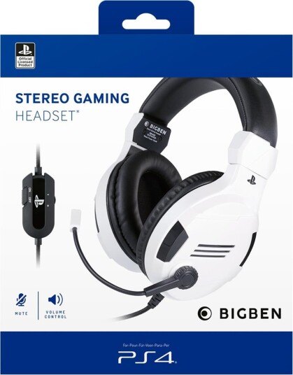 Big Ben Stereo Gaming Headset V3 Ps4/ps5 - Hvit